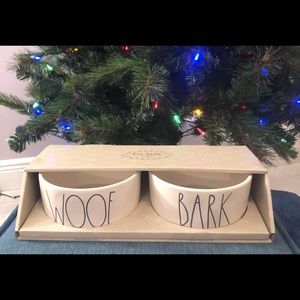 RAE DUNN DOG 🐶 DISH / BOWL SET CHRISTMAS 🎄 NIB